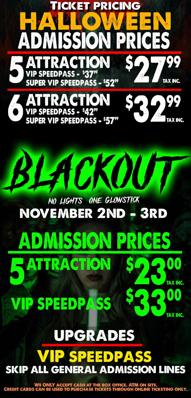 Buffalo House of Horrors Tickets Pricing